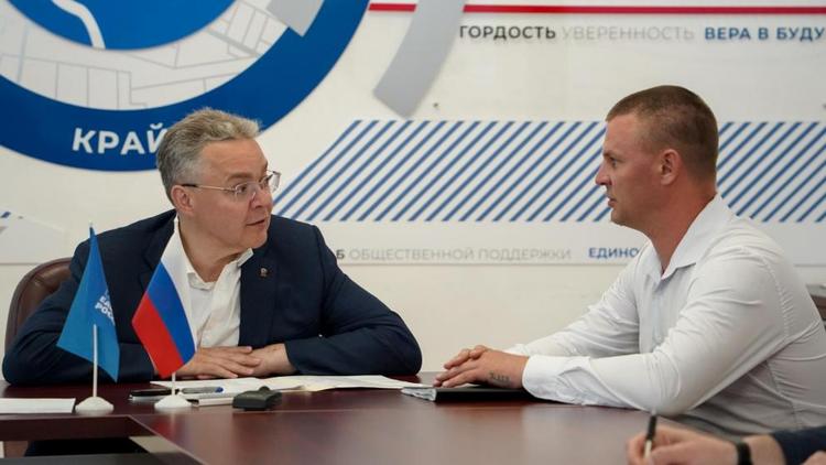 Губернатор Ставрополья дал поручения по итогам личного приёма граждан