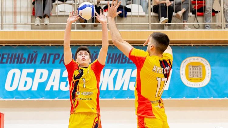 Волейболисты ставропольского «Колоса» добыли две победы в Буденновске  