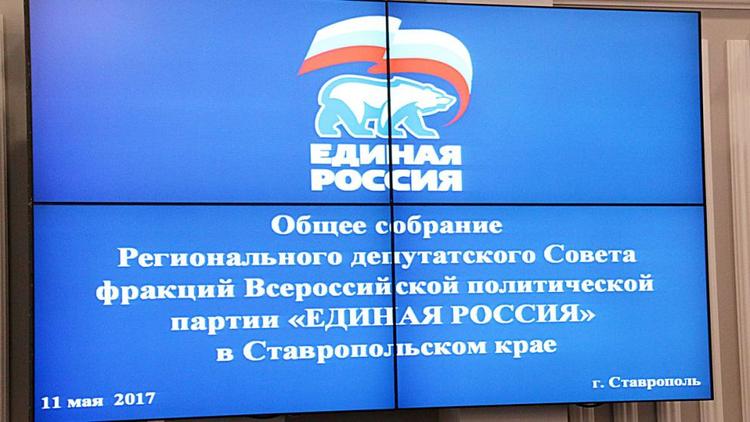 Избрано руководство совета фракций партии «Единая Россия»