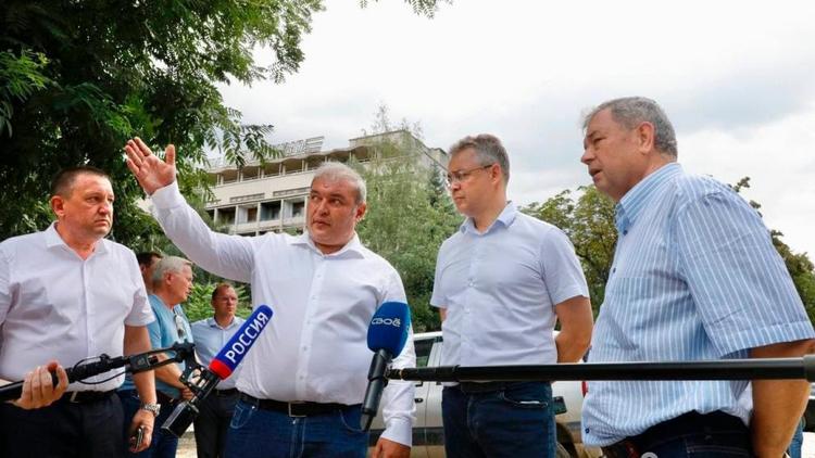 Проспект Ленина в Кисловодске посетил председатель комитета Совета Федерации РФ