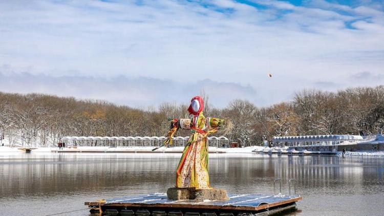 Чучело Масленицы в Железноводске сожжёт Дед Мороз