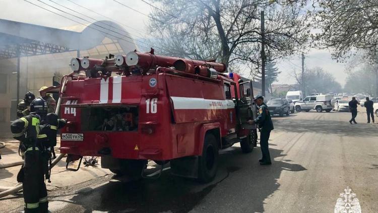 В Пятигорске потушили пожар в частном доме