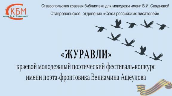 Молодые литераторы Ставрополья примут участие в творческом конкурсе «Журавли»