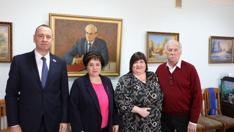 Председатель Думы Ставрополья встретился с главой Андроповского округа