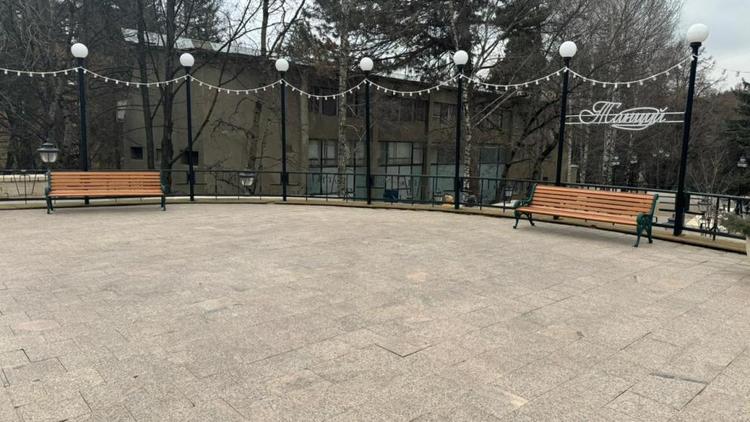 В Кисловодске появился новый сквер с площадкой для курортных танцев