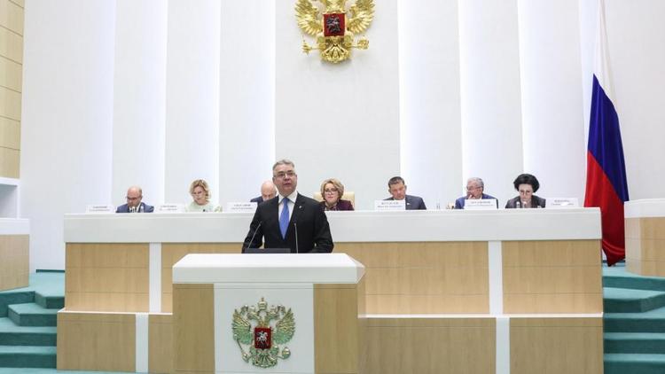 Губернатор Ставрополья выступил на парламентских слушаниях в Совете Федерации