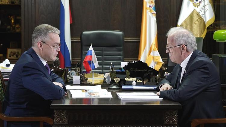 Губернатор Ставрополья провёл рабочую встречу с председателем Думы СК