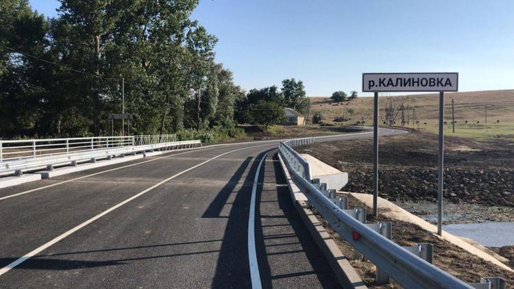 В Новоселицком округе Ставрополья завершен капремонт моста через реку