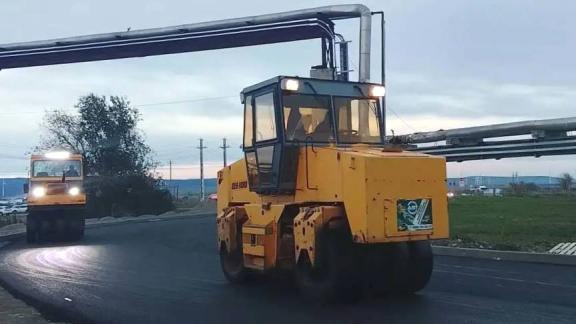 В Невинномысске идет ремонт дороги на улице Низяева