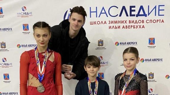 Фигуристы ставропольской школы зимних видов спорта выиграли медали в Ессентуках