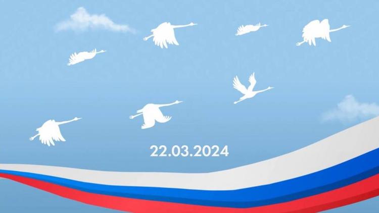 Проекцию «Журавли» запустили в небо в Ставрополе в память о жертвах теракта