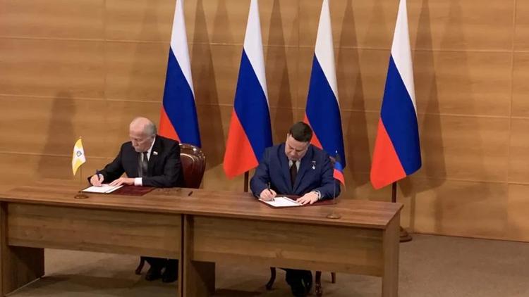 Дума Ставрополья и Народный Совет ДНР заключили Соглашение о межпарламентском сотрудничестве