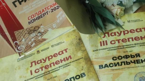 Артистов из Петровского округа отметили на гала-концерте «Солдатский конверт» 