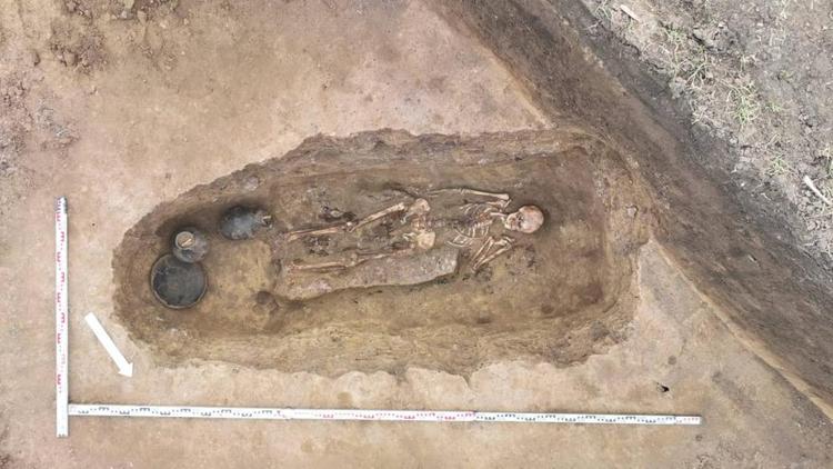 Древний курган с артефактами раскопали в Труновском округе Ставрополья