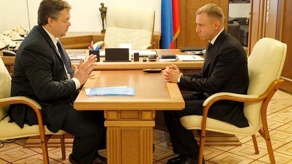 Министр образования РФ Д. Ливанов встретился с губернатором Ставрополья В.Владимировым