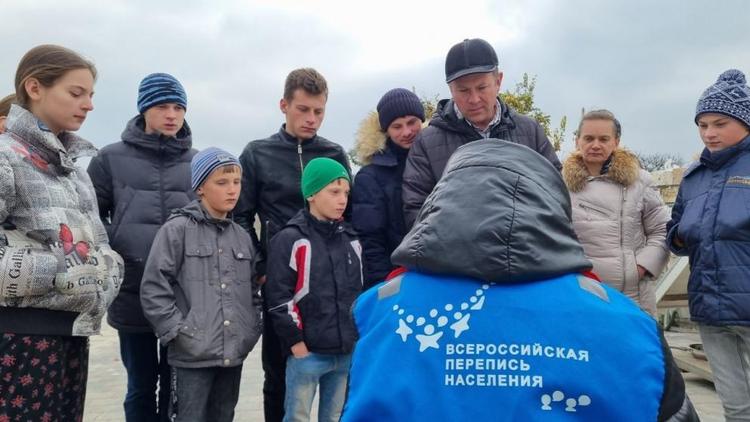 Участие в переписи приняла многодетная семья из Предгорного округа Ставрополья