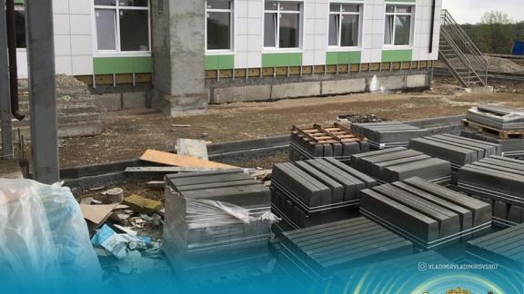В железноводском посёлке Капельница продолжается строительство детского сада на 150 мест