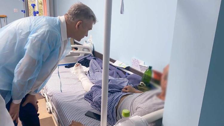 Депутат Госдумы РФ посетил ставропольский военный госпиталь