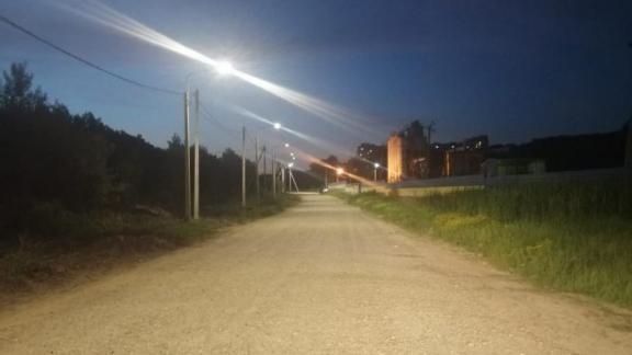 В Ставрополе осветили подъезд к ДНТ «Виктория»