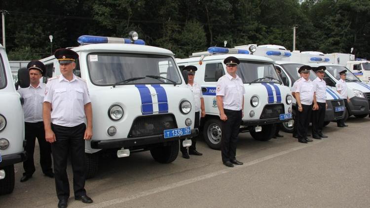 Автопарк полиции Ставрополья пополнили 34 новые служебные машины