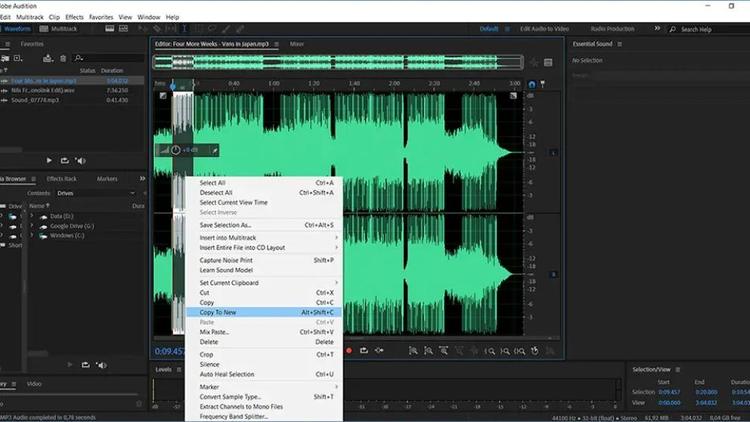 Аудиоредактор Adobe Audition: возможности программы