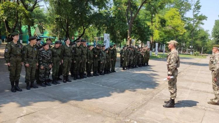 На Ставрополье прошли военно-полевые сборы в поддержку спецоперации на Украине и Президента РФ