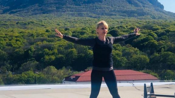 Железноводский хореограф проводит онлайн-уроки на крыше