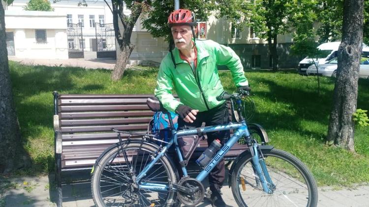 Журналист из Москвы отправился в вояж по Ставрополью на велосипеде