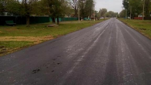 В ставропольском селе Малая Джалга обновили дорогу за счёт краевой субсидии