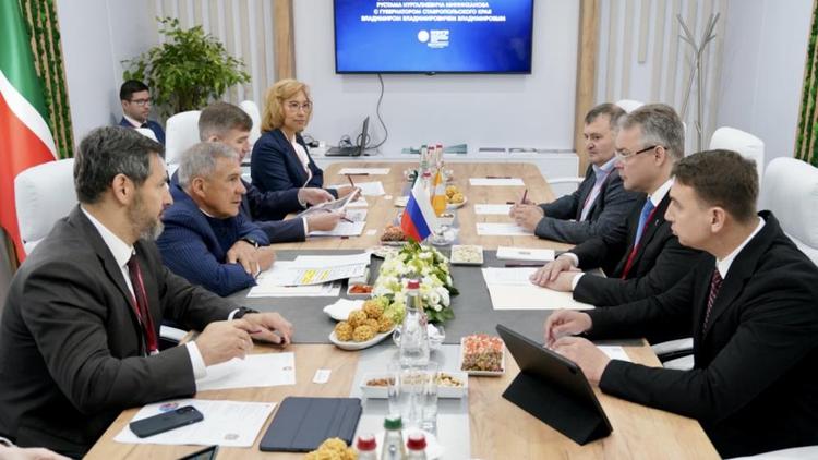 Ставрополье и Татарстан будут расширять социально-экономическое сотрудничество