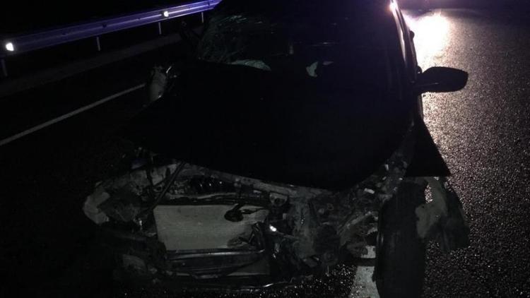 В Шпаковском районе «Hyundai» врезался в автобетононасос