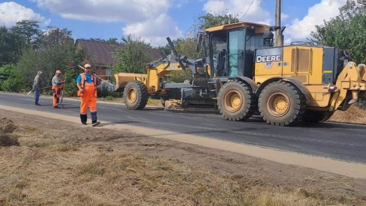 В поселке Новоалександровского округа отремонтировали дорогу