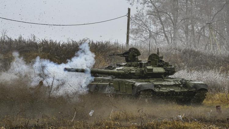 На Ставрополье танкисты 49-й армии прошли сложную трассу «Танкового биатлона»