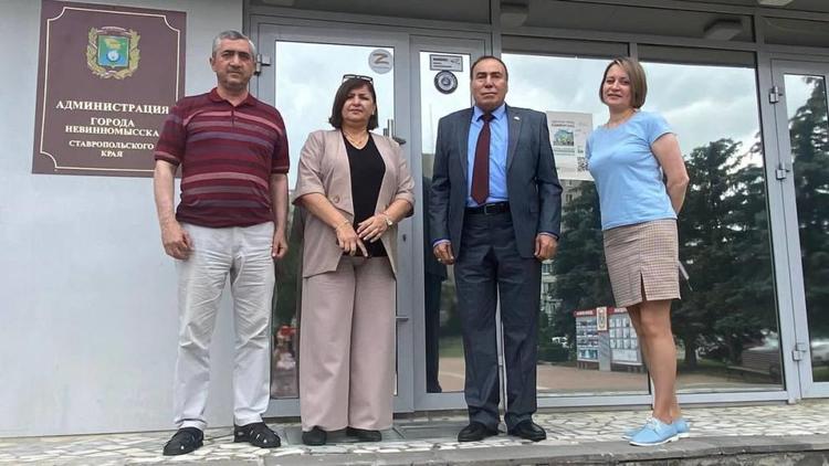 Представители Азербайджанской общины встретились с руководством Невинномысска