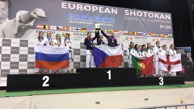 Ставропольские каратисты на чемпионате и первенстве Европы взяли медали всех достоинств