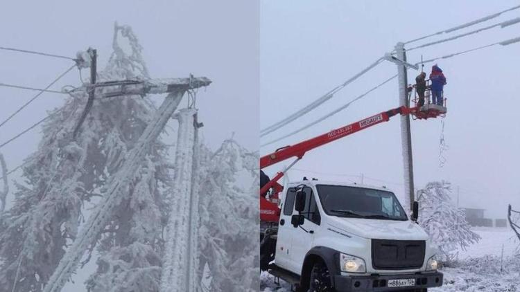 Непогода вновь стала причиной отключений электричества в Предгорном округе