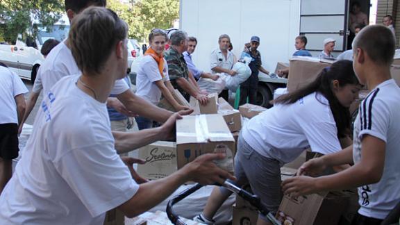 Сбор помощи пострадавшим от наводнения на Кубани продолжается в Ставропольском крае