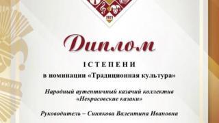 Ставропольские народные коллективы успешно выступили на Всероссийском фестивале