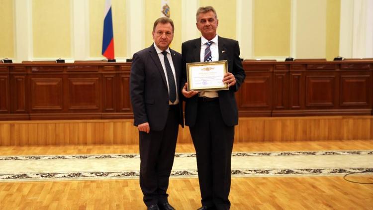 В Ставрополе наградили работников строительной отрасли
