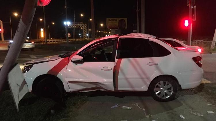 В Ставрополе в аварии пострадала пассажирка легковушки