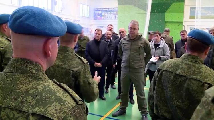 Губернатор Ставрополья встретился с мобилизованными бойцами