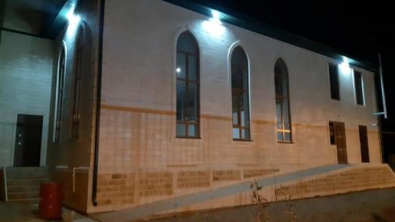 Мечеть в ставропольском ауле обрела современную подсветку