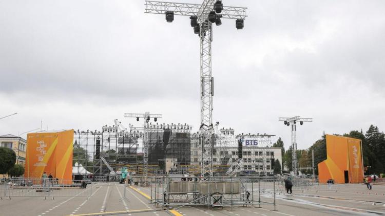 В Ставрополе для фестиваля «НаВысоте» строят 60-метровую сцену