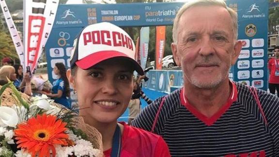 Ставропольчанка завоевала «серебряную» награду Кубка мира по паратриатлону