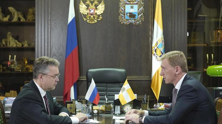 Владимир Владимиров провёл рабочую встречу с главой города Ессентуки