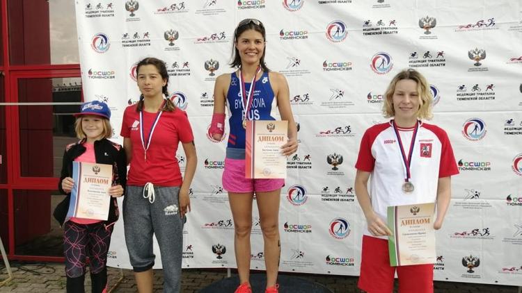 Ставропольчанка стала победительницей чемпионата России по паратриатлону
