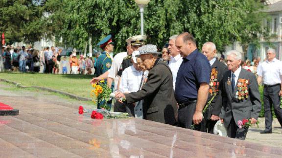 В селе Александровском прошел митинг к годовщине начала Великой Отечественной войны