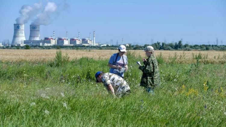 Ученые и студенты Южного федерального университета провели экологические исследования вблизи Ростовской АЭС
