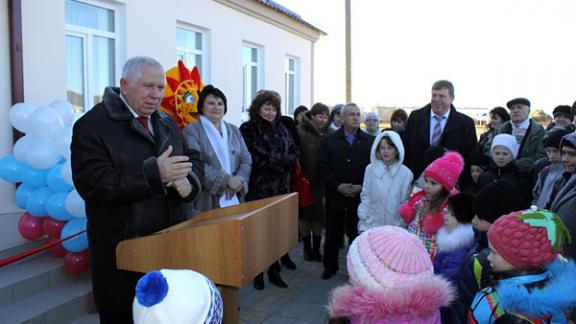 В Кочубеевском районе подвели итоги сельхозгода и открыли новый детский садик
