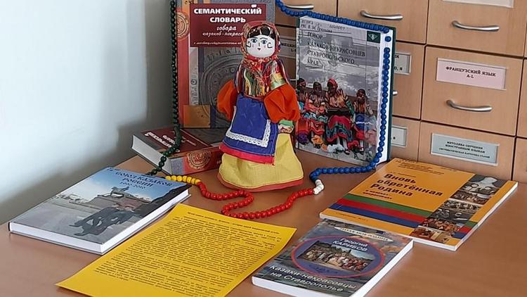 Самобытную куклу казаков-некрасовцев можно увидеть на выставке в краевой библиотеке